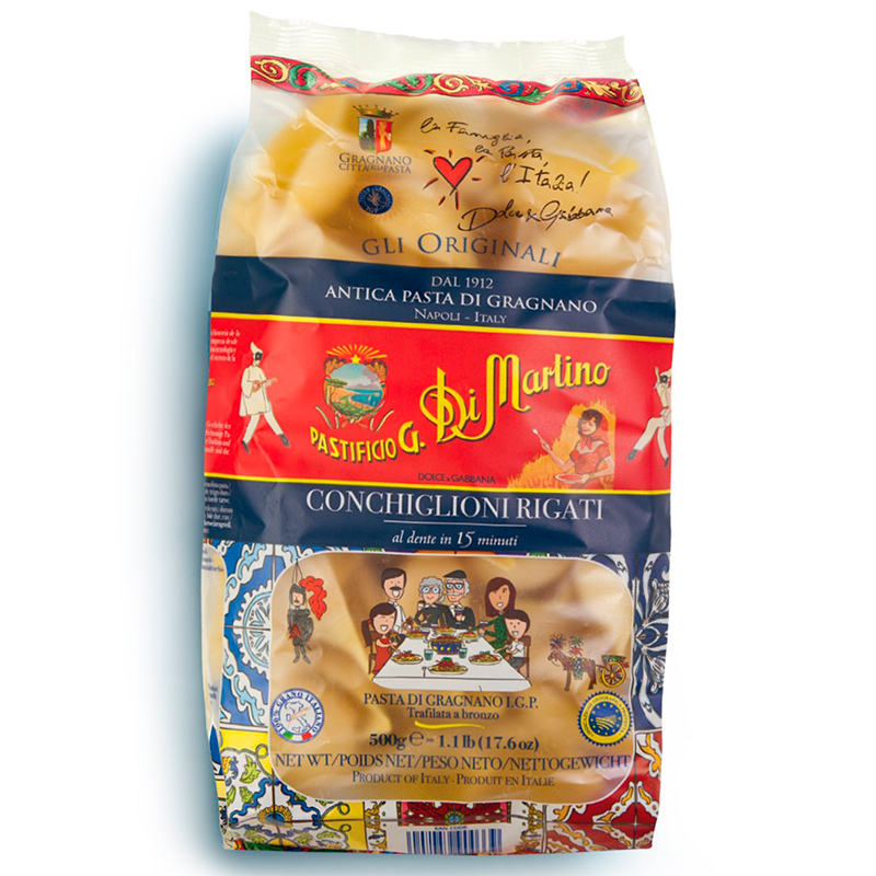 PASTA CONCHIGLIONI RIGATI DI MARTINO 500 GR