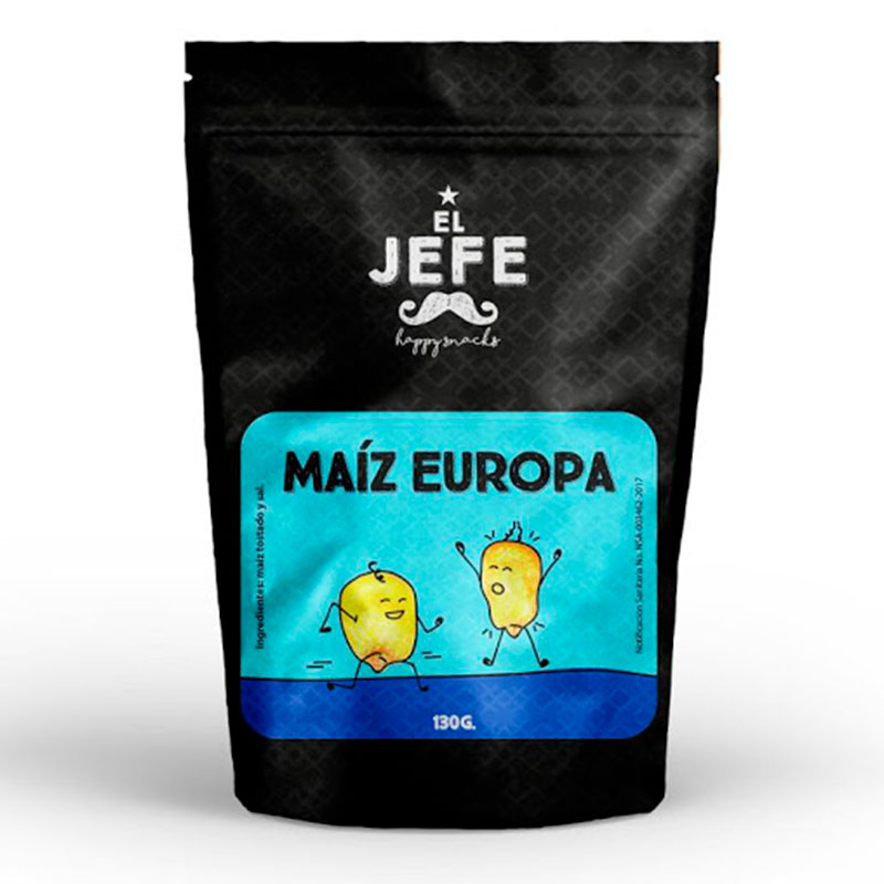 SNACK MAIZ EUROPA EL JEFE 130 GR