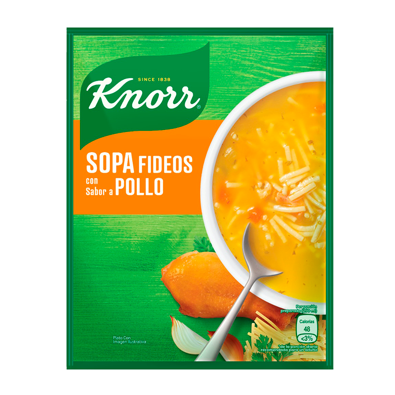 SOPA INSTANTANEA DE POLLO KNORR 60 GR