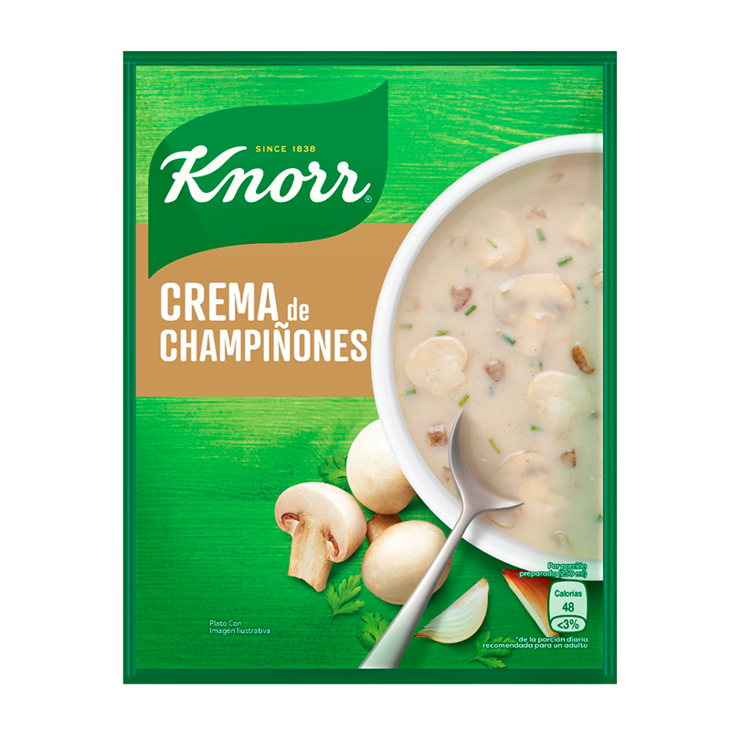 CREMA DE CHAMPIÑONES KNORR 60 GR