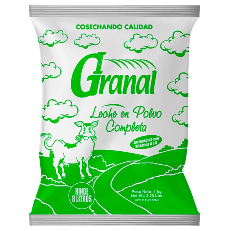LECHE EN POLVO COMPLETA GRANAL 1 KG