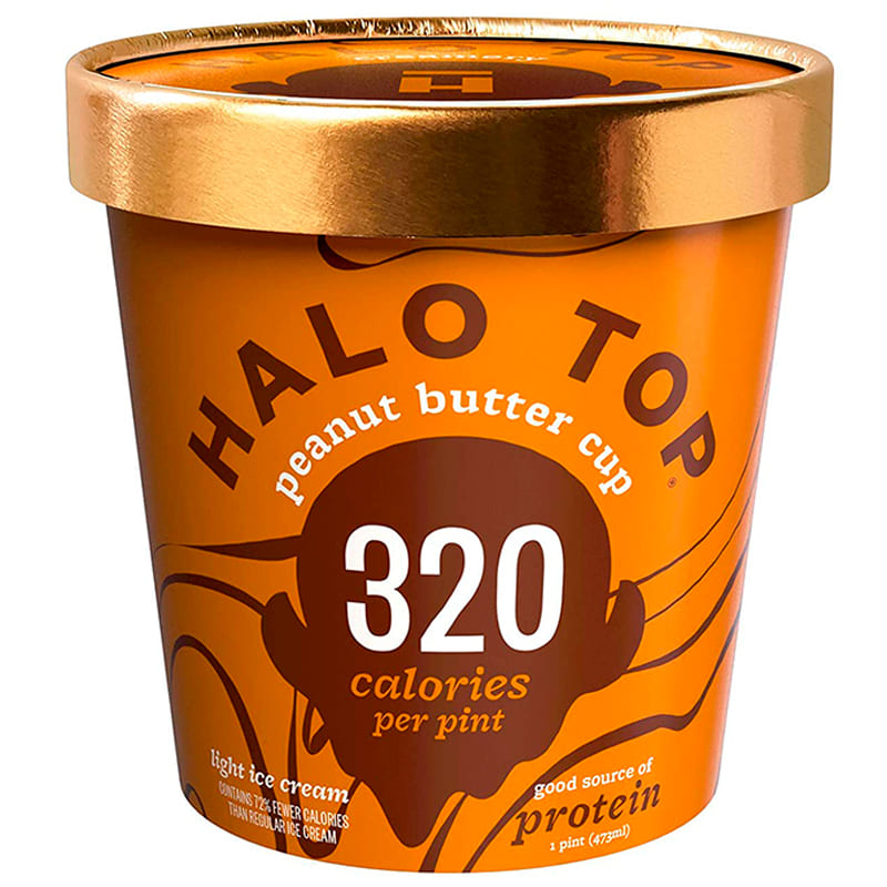 HELADO HALO TOP DE MANTEQUILLA DE MANI 473 ML