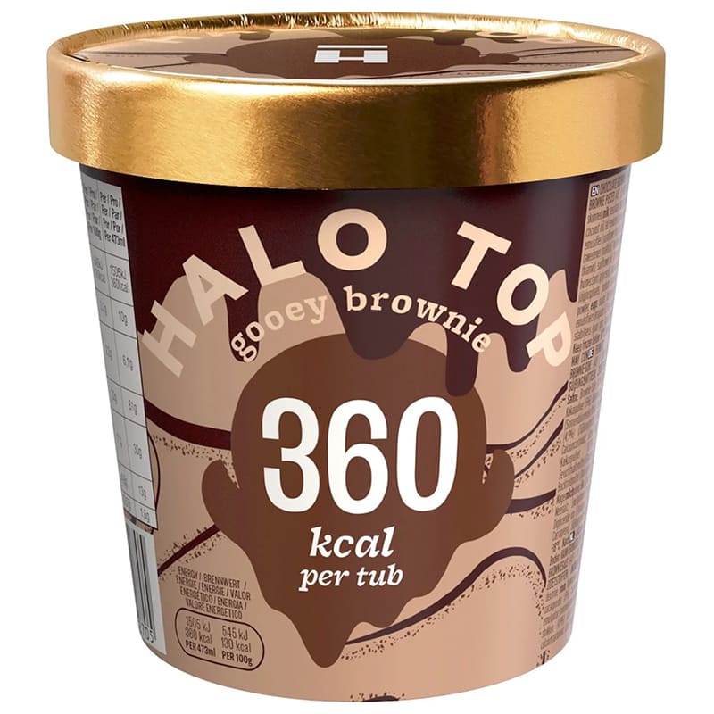 HELADO HALO TOP DE BROWNIE 473 ML