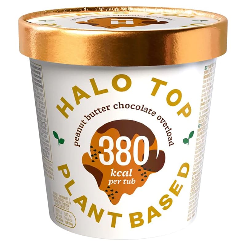 HELADO HALO TOP DE CHOCOLATE CON MANTEQUILLA DE MANI 473 ML