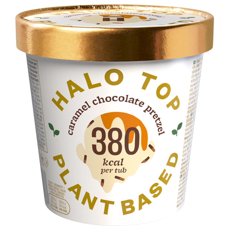 HELADO HALO TOP DE PRETZEL DE CHOCOLATE CON BASE A CARAMELO 473 ML