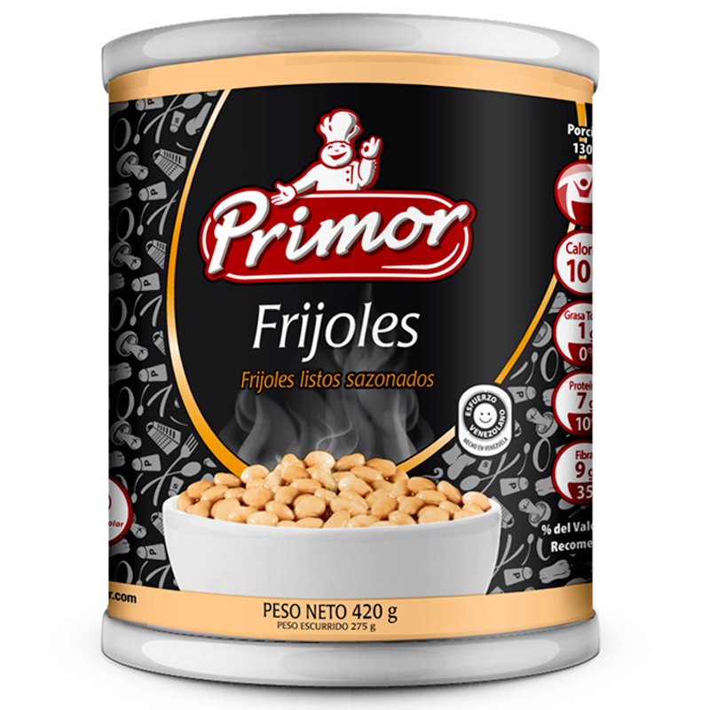 FRIJOLES SAZONADOS PRIMOR 420 GR