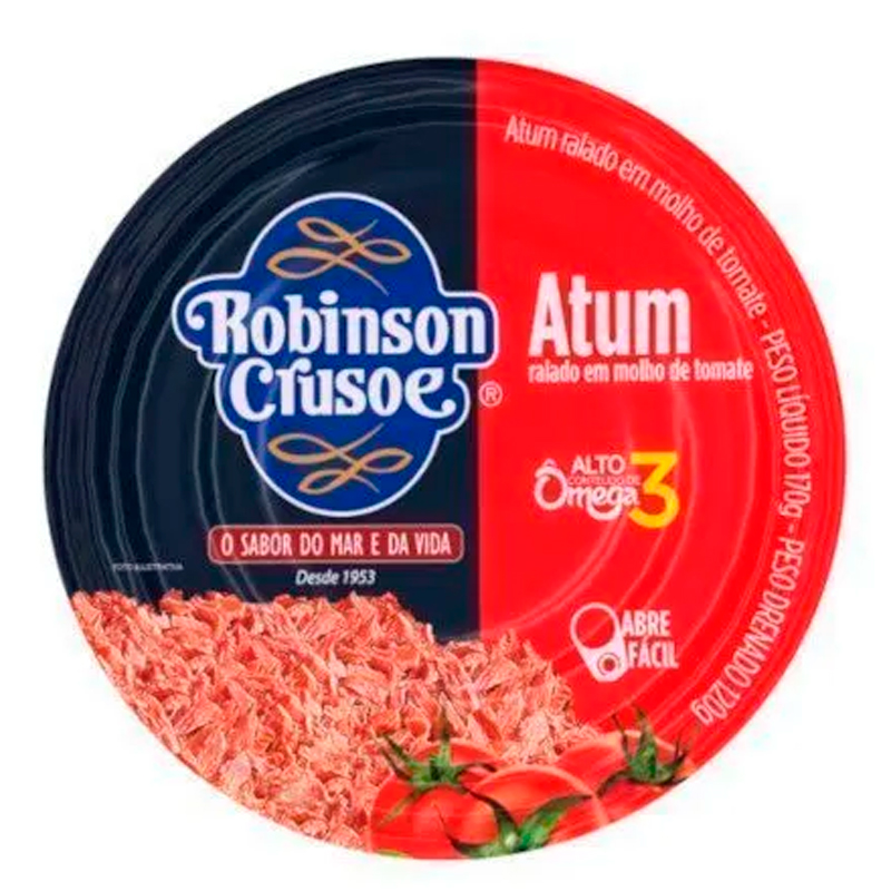 ATUN EN TROZOS CON TOMATE ROBISON CRUSOE 120 GR
