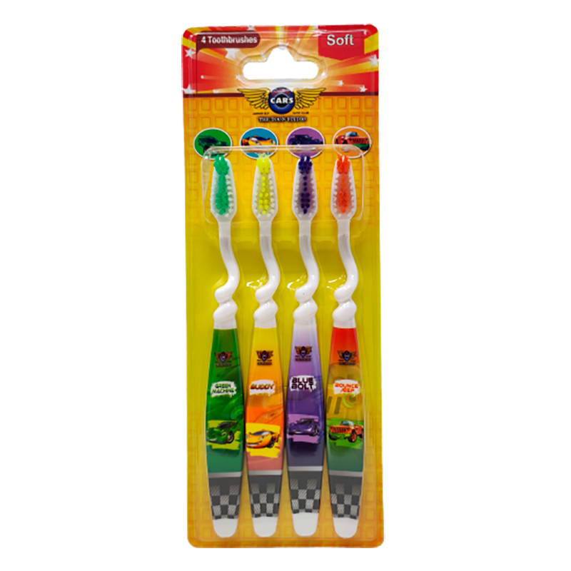 CEPILLO DENTAL CARS PACK 4 UND