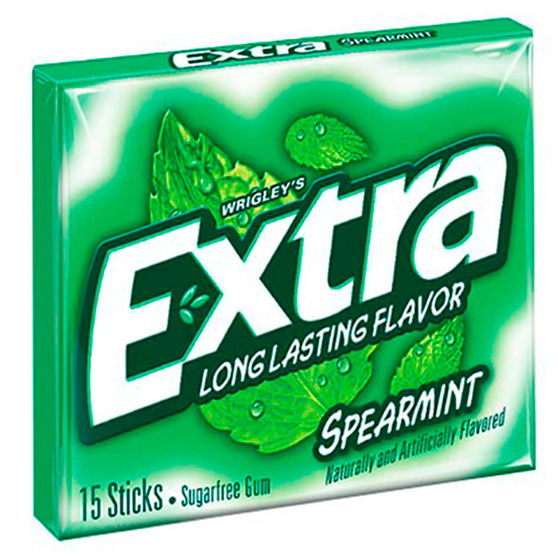 CHICLES HIERBABUENA SIN AZUCAR EXTRA 15 UND