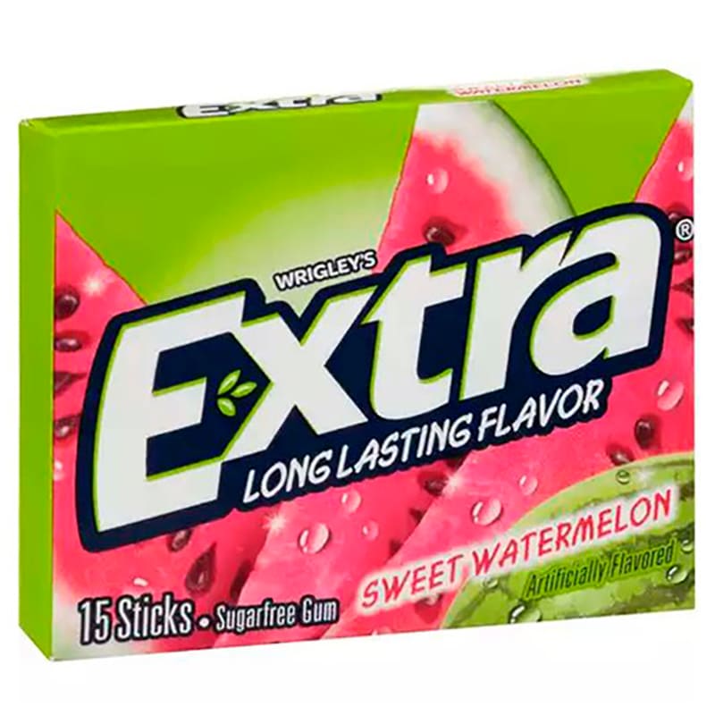 CHICLES PATILLA SIN AZUCAR EXTRA 15 UND
