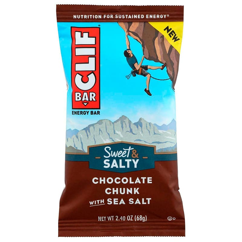 BARRITA ENERGETICA DE CHOCOLATE Y SAL MARINA CLIF 68 GR
