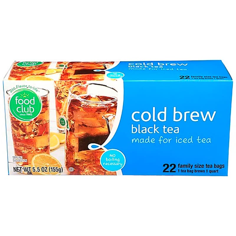 TÉ NEGRO COLD BREW FOOD CLUB 22 BOLSITAS (155 G)