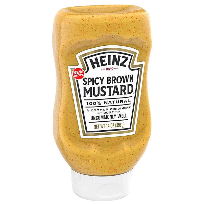 MOSTAZA MARRÓN PICANTE HEINZ 396 GR