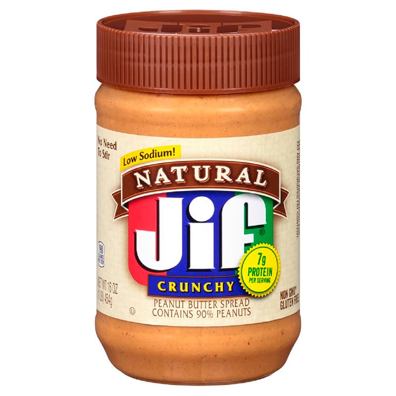 MANTEQUILLA DE MANÍ CRUNCHY JIF 453 GR