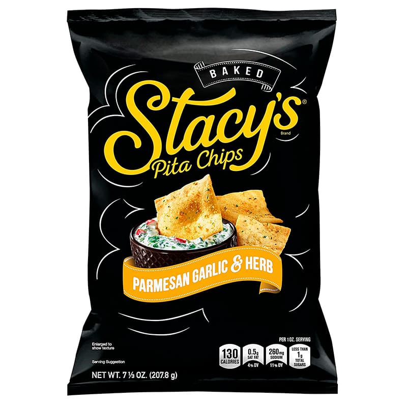 PITA CHIPS PARMESANO & HIERBAS STACYS 207 GR