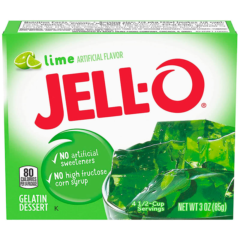 GELATINA SABOR LIMÓN JELL-O 85 GR