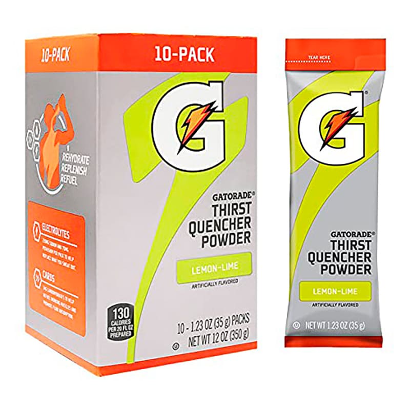 BEBIDA EN POLVO SABOR LIMÓN GATORADE 350 GR