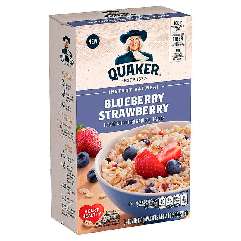 AVENA INSTANTÁNEA BLUE & STRAWBERRY QUAKER 234 GR