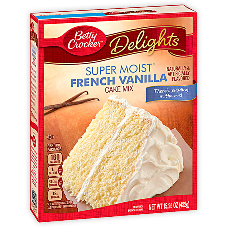 MEZCLA TORTA FRENCH VAINILLA BETTY CROCKER 432 GR