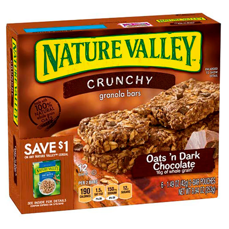 BARRITAS DE GRANOLA DARK CHOCOLATE NATURE VALLEY 253 GR
