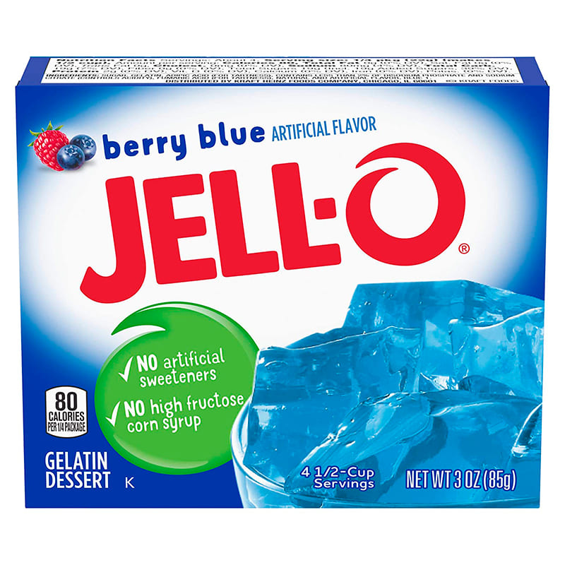 GELATINA SABOR ARÁNDANO JELL-O 85 GR