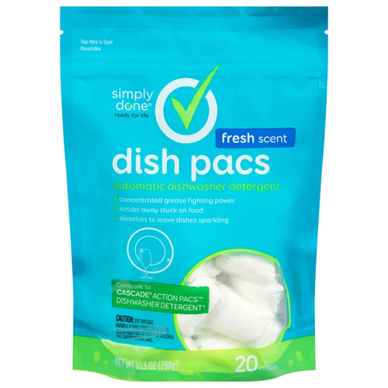 LAVAPLATOS EN PASTILLA SIMPLY DONE 20 UND (360 GR)