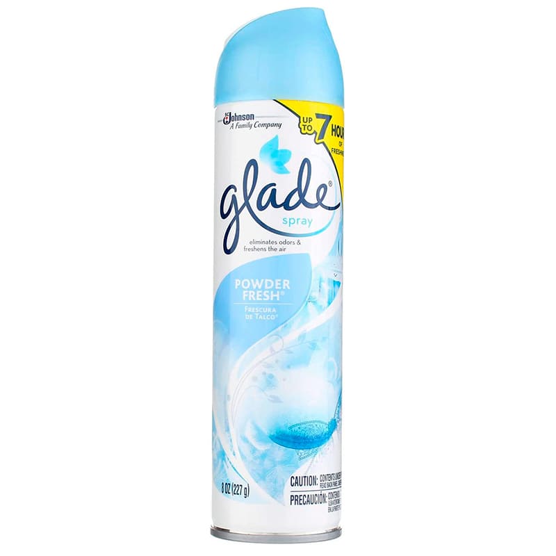 AMBIENTADOR SPRAY POLVO FRESCO GLADE 227 GR