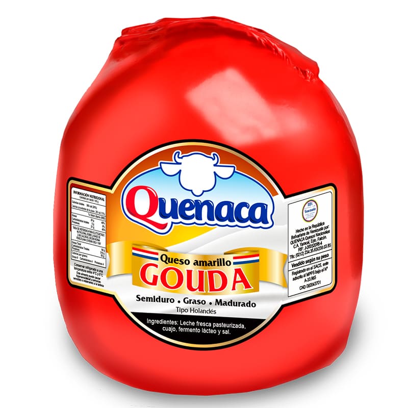 QUESO AMARILLO GOUDA BARRA QUENACA KG