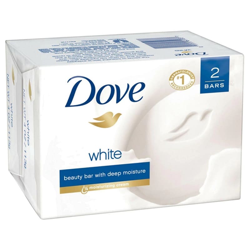 JABÓN BLANCO 2 BARRAS DOVE 212 GR
