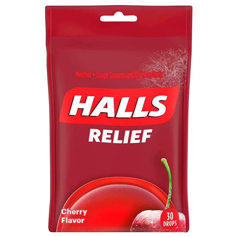 HALLS RELIEF CEREZA 30 UND