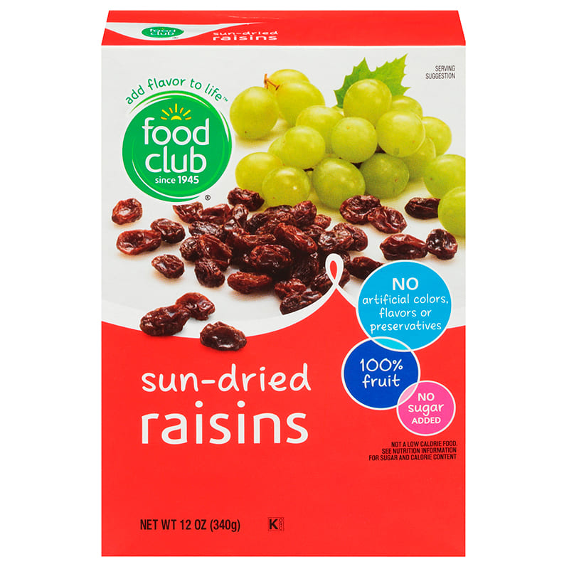 UVAS PASAS FOOD CLUB 340 G