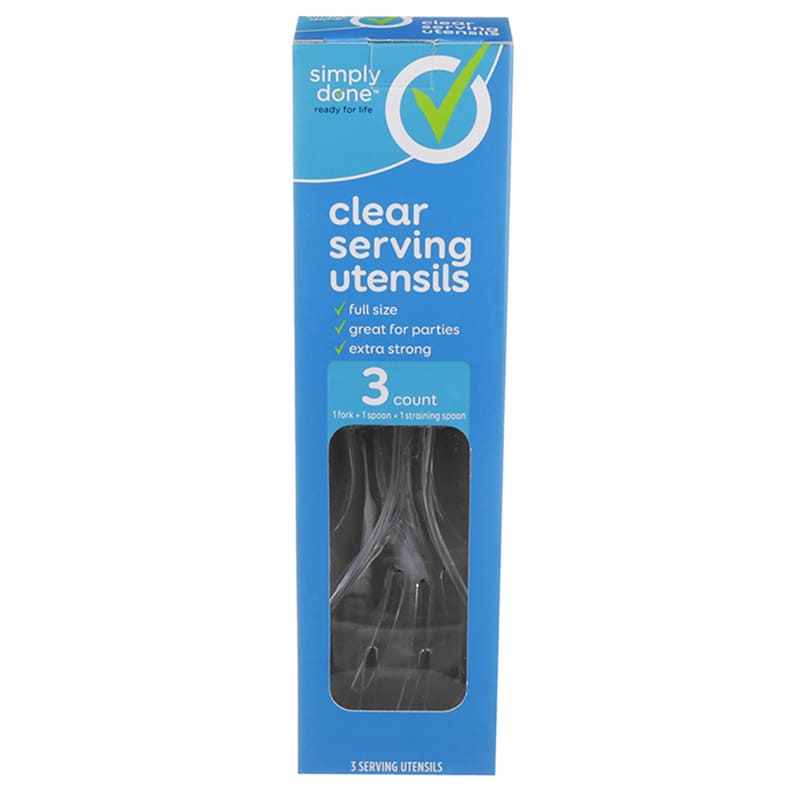UTENSILIOS DE PLÁSTICO SIMPLY DONE 3 UND