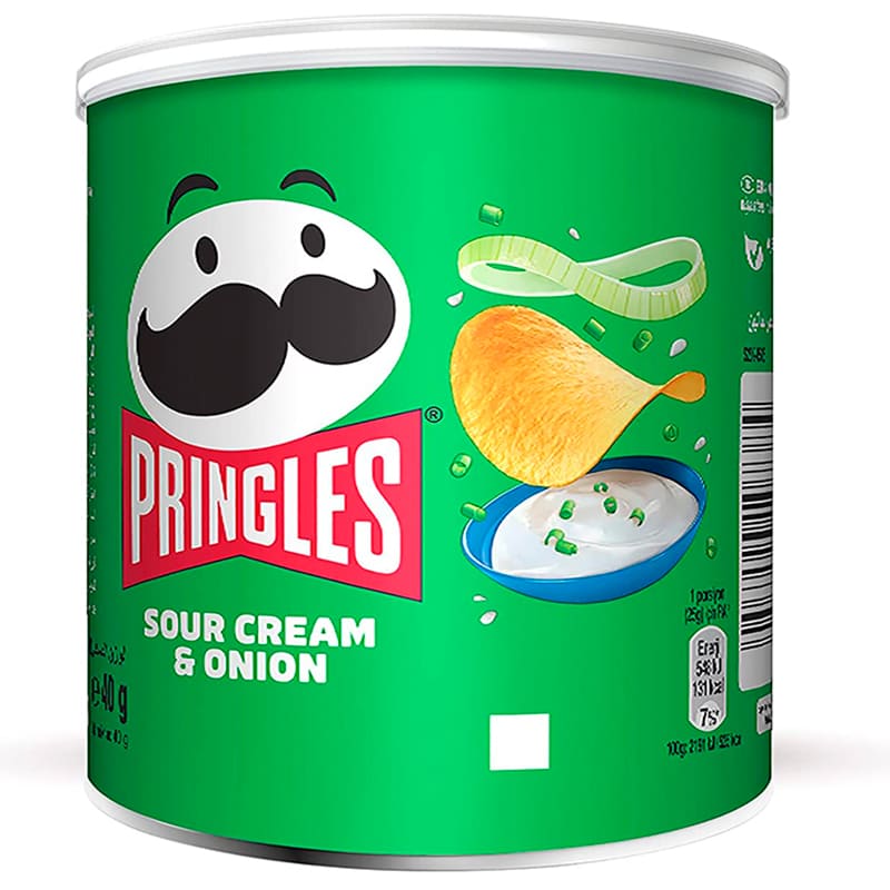 PRINGLES CREMA AGRIA Y CEBOLLA 40 GR
