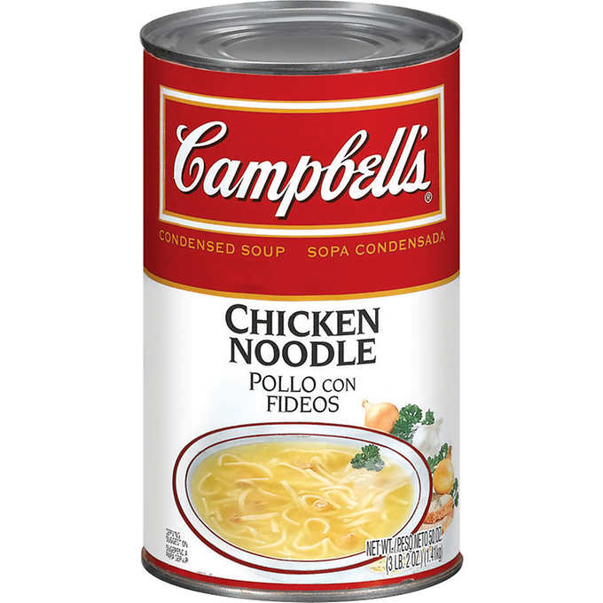 SOPA DE POLLO Y FIDEOS CAMPBELLS 50 OZ