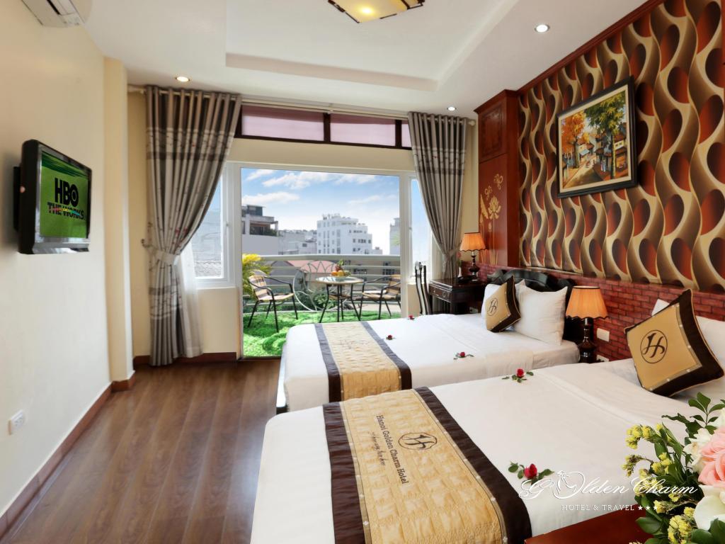 Khách Sạn Golden Charm Hà Nội (Hanoi Golden Charm Hotel)|24 Hàng Quạt, Quận Hoàn Kiếm, Hà Nội
