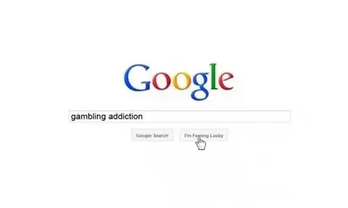 The button I feel lucky Google