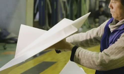 World profile for paper plane flights