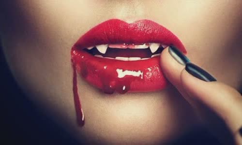 Can you hold water by drinking blood?