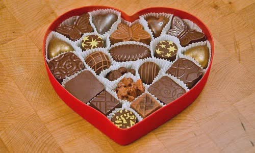 Why do we give chocolate on Valentine's Day?