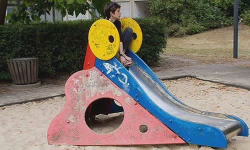 Hitler's cremation site is now a playground