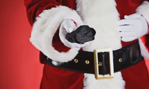 Why does Santa Claus give coal to bad kids?