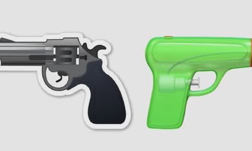 Goodbye Gun Emoji, Hello Water Pistol!