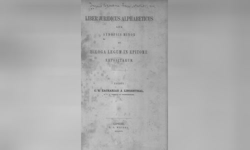 Karl Eduard Zachariae von Lingenthal