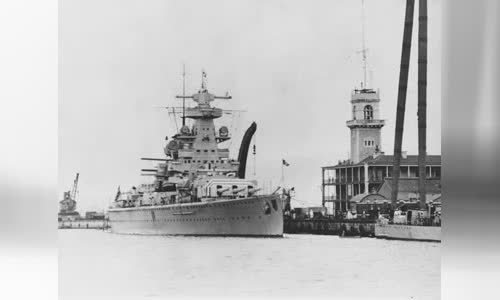 German cruiser Admiral Scheer