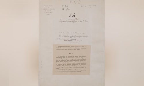 1905 French law on the Separation of the Churches and the State