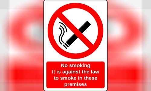 Smoking ban in England