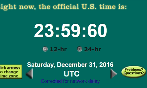Leap second