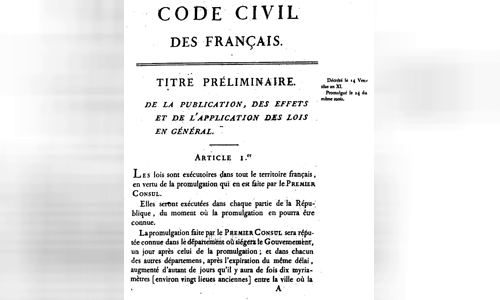 Napoleonic Code