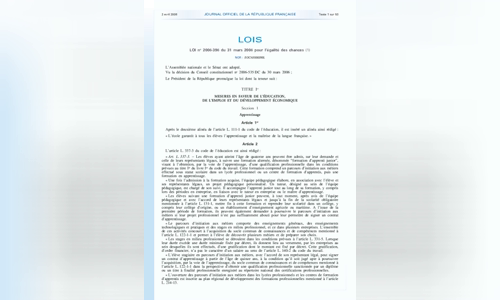 First Employment Contract