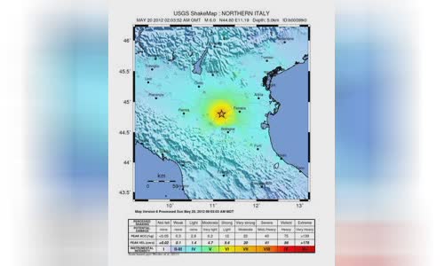 2012 Northern Italy earthquakes